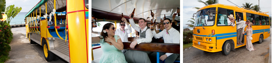 Weddings in Barbados on a Bus