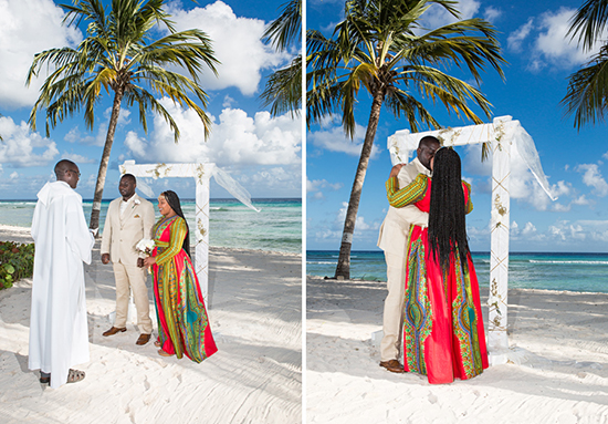 Wedding ceremony at The Coconut Court Hotel, Barbados
