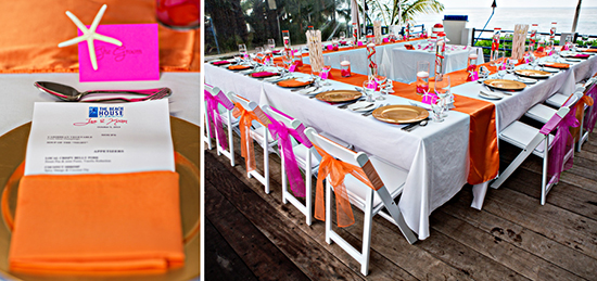 beautiful beachfront dining available for wedding reception