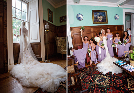 The sash windows were added in 1746 and the cedar paneling in 1898.