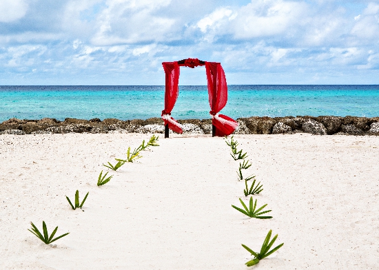 Beautiful Beach ceremony location