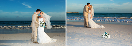 One of the two beautiful beach options