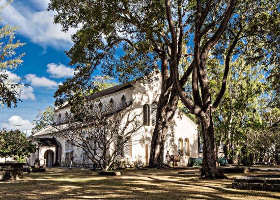 Exterior of St James Parish Church- Barbados Wedding Photographer